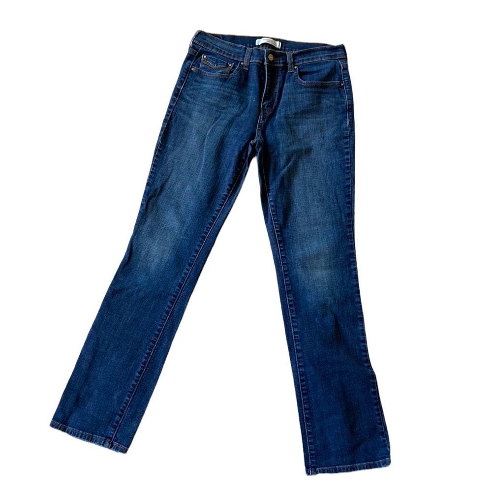 LEVIS 505 Straight Leg Jeans Denim Pants Skinny 8 Button Back Pocket Medium Wash